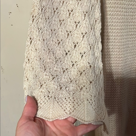 4SI3NNA Cream Tan Bell Sleeve Sheath Dress - Picture 7 of 14